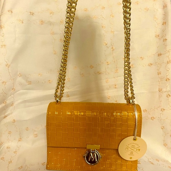 NWT 3 pockets orange  shoulder bag - Picture 2 of 7